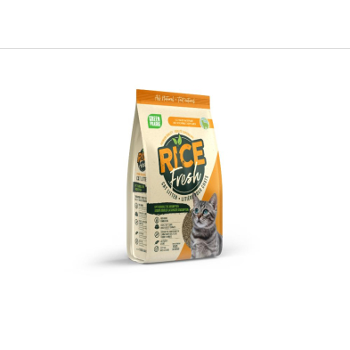 Green Prairie Rice Fresh Cat Litter 10lb, Natural Odor Control
