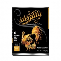 IDENTITY Dog PATE 95% Free-Range Quail & Turkey 12/13oz