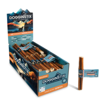DOGGINSTIX Dog Chew - Bully Sticks Jumbo 6" (75ct)