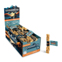 DOGGINSTIX Dog Chew - Collagen Lamb Braided Sticks 6" (45ct)