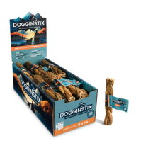 DOGGINSTIX Dog Chew - Tripe Beef Braided Sticks 6" (30ct)