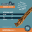 DOGGINSTIX Dog Chew - Tripe Beef Braided Sticks 24" (15ct)