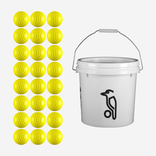 24-Pack Cricket Bowling Machine Balls (Yellow)