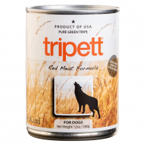 TRIPETT Dog Green Tripe Red Meat Formula 12/368g