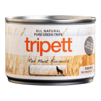 TRIPETT Dog Green Tripe Red Meat Formula 24/170g