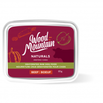 WOOD MOUNTAIN Dog NATURALS Dehydrated Raw Beef 85g Taster