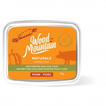 WOOD MOUNTAIN Dog NATURALS Dehydrated Raw Pork 85g Taster