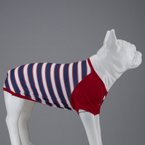 LINDODOGS Double Red Tshirt Size 5