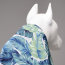 LINDODOGS Aqua Hooded Raincoat Size 0