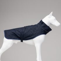 LINDODOGS SoftShell Navy Magnetic Raincoat Size 8