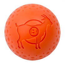 TALL TAILS Toy Rubber - GOAT Ball Orange 3"