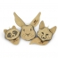 TALL TAILS Toy Leather - NATURAL Fox 4"