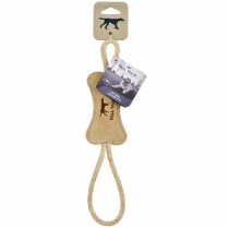 TALL TAILS Toy Leather - NATURAL Bone Tug 12"