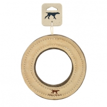 TALL TAILS Toy Leather - NATURAL Wool Ring 7"