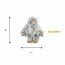 TALL TAILS Toy Plush - Squeaker Mini Yeti 7"