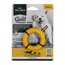 TALL TAILS Toy Rubber - GOAT Ring Yellow 3"
