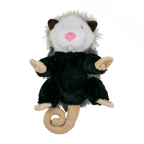 TALL TAILS Toy Plush - Squeaker Rope Body Possum 11"