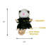 TALL TAILS Toy Plush - Squeaker Rope Body Possum 11"
