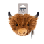 TALL TAILS Toy Plush - Squeaker 2in1 Head Highland Cow 4"