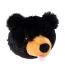TALL TAILS Toy Plush - Squeaker 2in1 Head Black Bear 4"