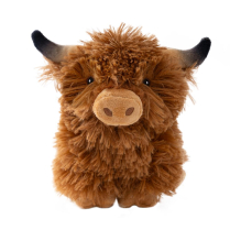 TALL TAILS Toy Plush - Squeaker Highland Cow 8 "