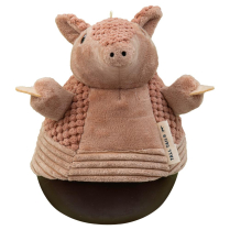 TALL TAILS Toy Plush - Squeaker Roly Poly Armadillo 8"