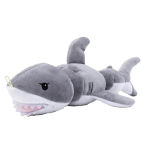 TALL TAILS Toy Plush - Squeaker Jointed Shark 14"
