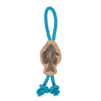 TALL TAILS Toy Leather - NATURAL Tug Color Fish 12"