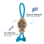 TALL TAILS Toy Leather - NATURAL Tug Color Fish 12"