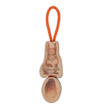TALL TAILS Toy Leather - NATURAL Tug Color Jointed Squirrel1