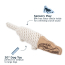 TALL TAILS Toy Leather - NATURAL Rope Crunch Crocodile 20"