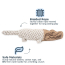 TALL TAILS Toy Leather - NATURAL Rope Crunch Crocodile 20"