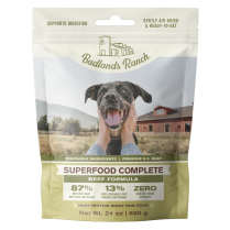 BADLANDS RANCH Dog SUPERFOOD COMPLETE AirDried Beef 24oz