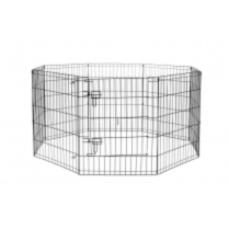 BUDZ Dog Pen Exercise Deluxe w/ Door 24"x24" (8 Panels)