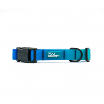 WOOF Concept Collar AQUA Blue Hawaiian Extra Large