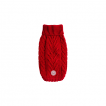 GF PET Chalet Sweater - RED - XS
