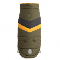 GF PET ALPINE PUFFER - DARK KHAKI - L