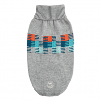 GF PET WINTER SAILOR SWEATER - GREY MIX - S