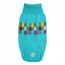 GF PET WINTER SAILOR SWEATER - AQUA - 2XL