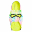 GF PET Reversible Raincoat - NEON YELLOW WITH TIE DYE - S