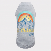 GF PET Graphic Tee Heather GREY L