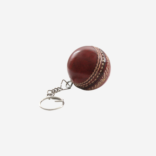 LEATHER CRICKET BALL KEYRING