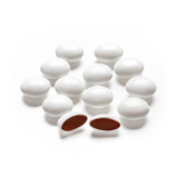 Candy Coated, Chocolate Buttons, White, Nothing Artificial