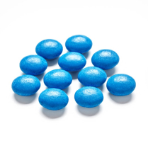 Candy Coated, Chocolate Buttons, Blue, Nothing Artificial