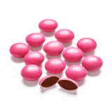 Candy Coated, Chocolate Buttons, Pink, Nothing Artificial