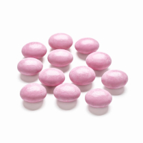 Candy Coated, Chocolate Buttons, Pastel Pink, Nothing Artificial