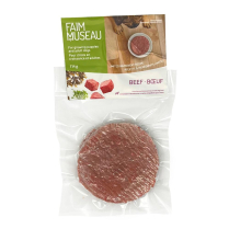 FAIM MUSEAU Dog LID Raw Frozen Beef 4oz Trial Size