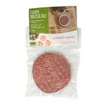 FAIM MUSEAU Dog LID Raw Frozen Chicken 4oz Trial Size