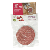 FAIM MUSEAU Dog CLASSIC Raw Frozen Beef & Apple 4oz TS