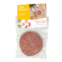 FAIM MUSEAU Dog COOKING Raw Frozen Chicken & Turkey 4oz TS